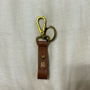 Madewell leather keychain
